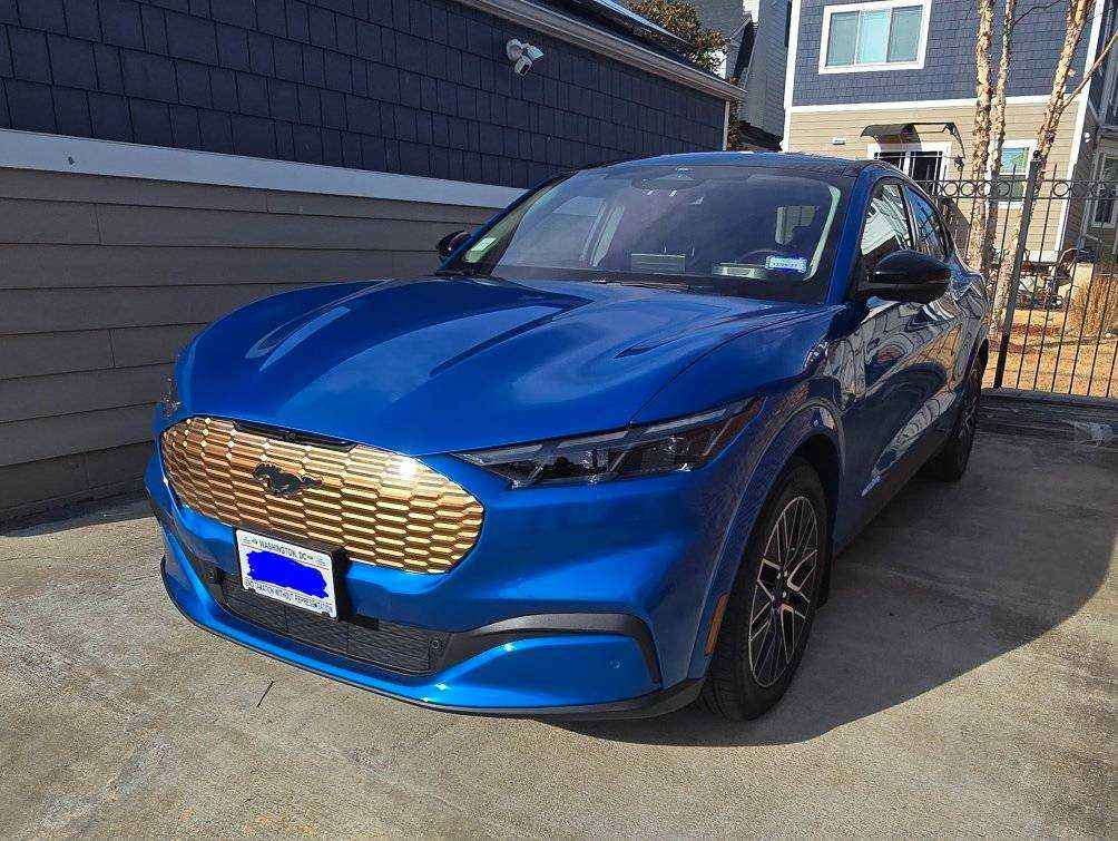 BSKT Design 3D grill kit for Mustang Mach-E with modular design and authentic GT color options