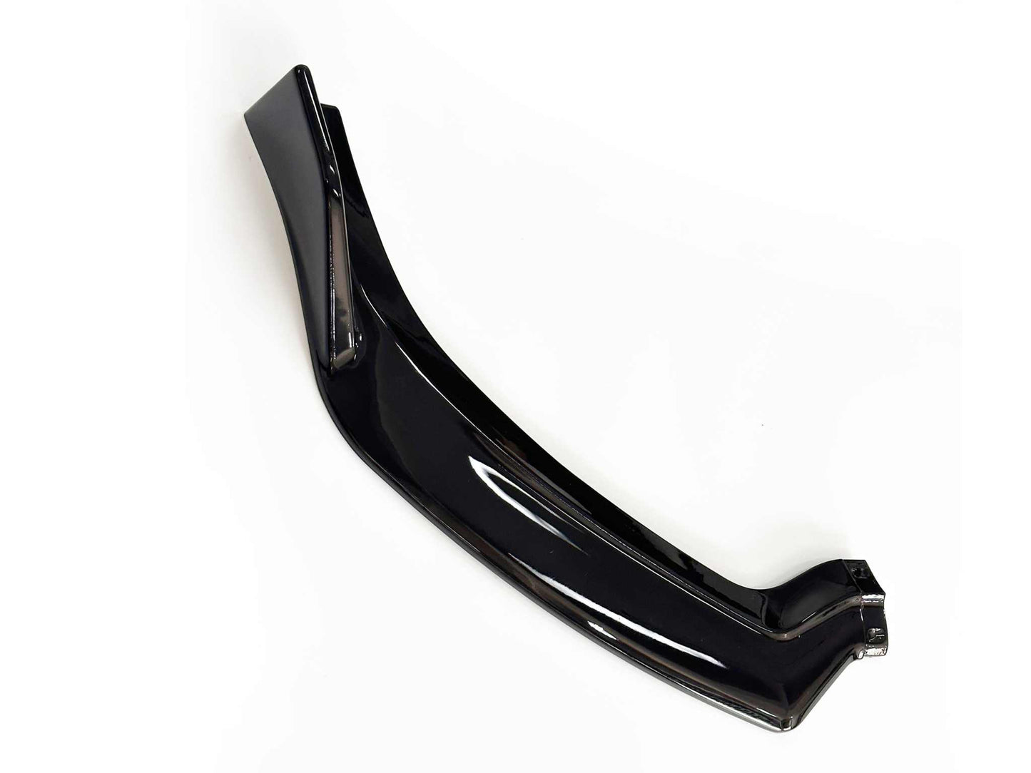 Glossy black wet carbon fiber Front Lip Splitter for Mustang Mach-E GT 2021-2025 with aerodynamic design