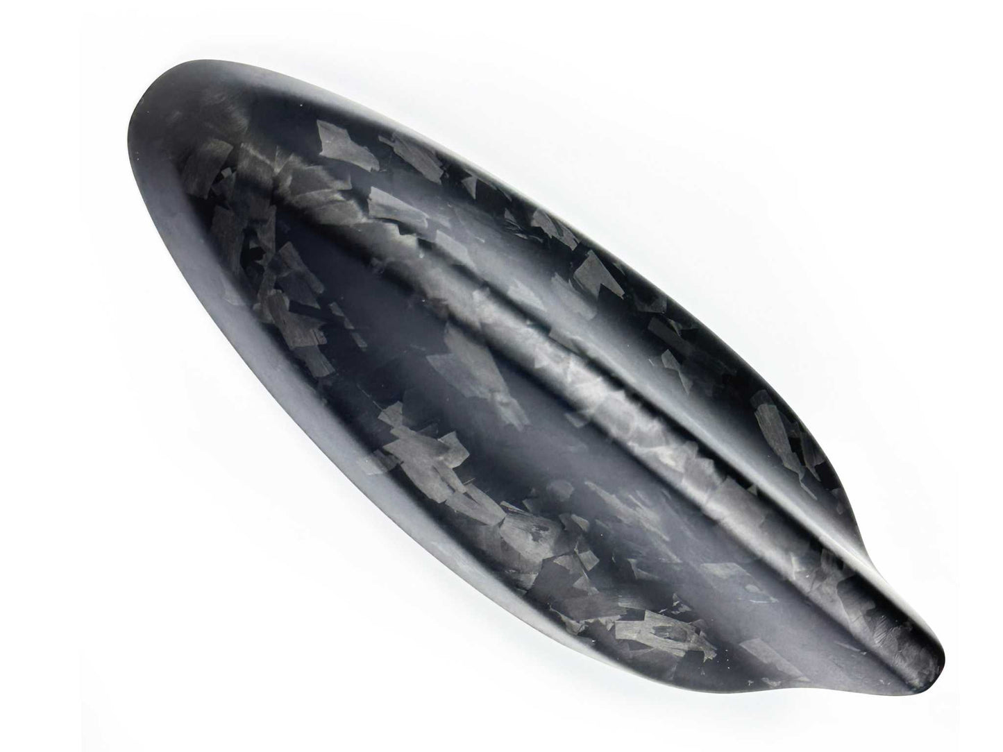 Dry carbon fiber shark antenna cap for Mustang Mach-E 2021-2025, carbon black finish, sleek lightweight design