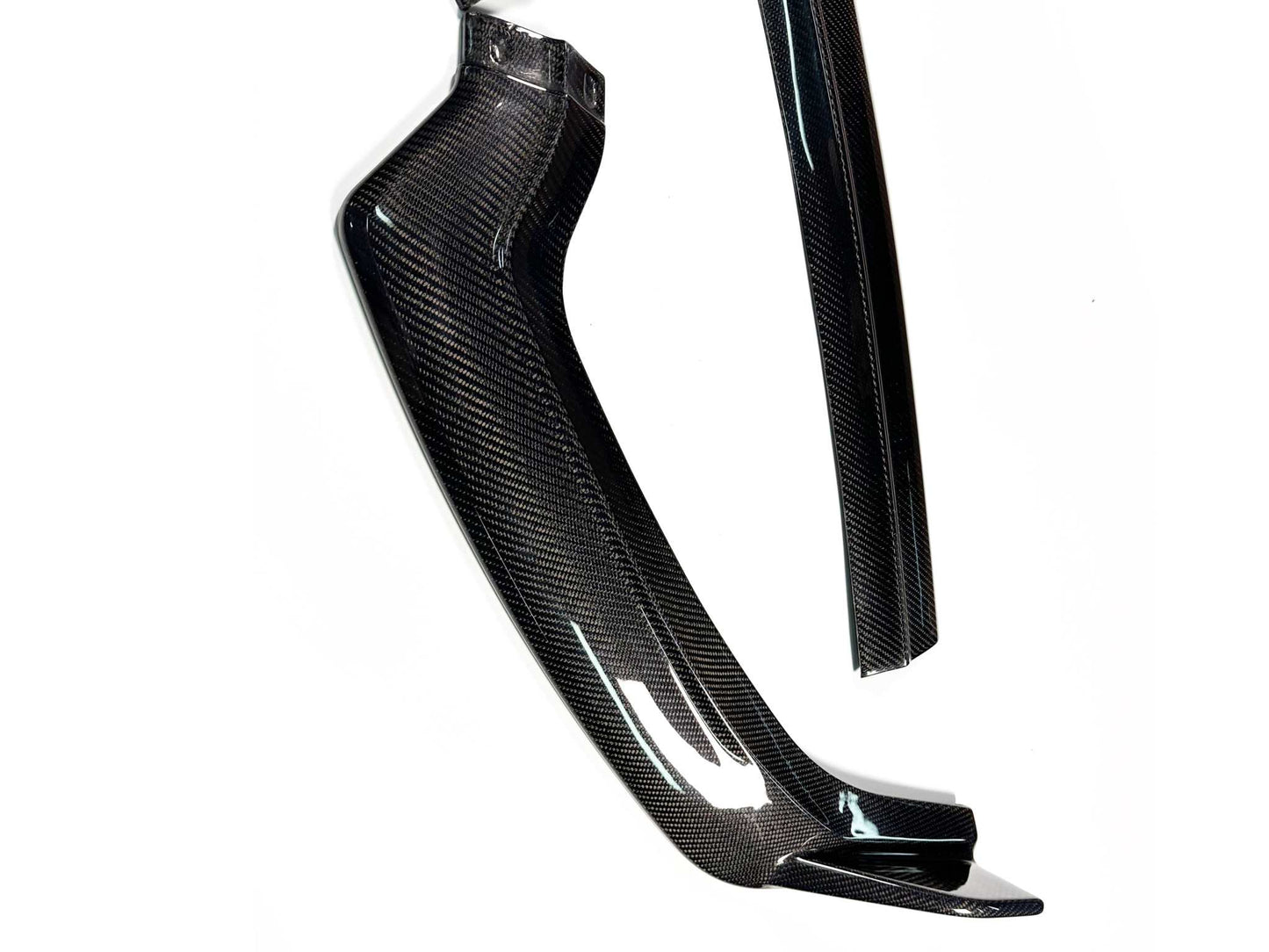 Front Lip Splitter for Mustang Mach-E GT 2021-2025 in wet carbon fiber