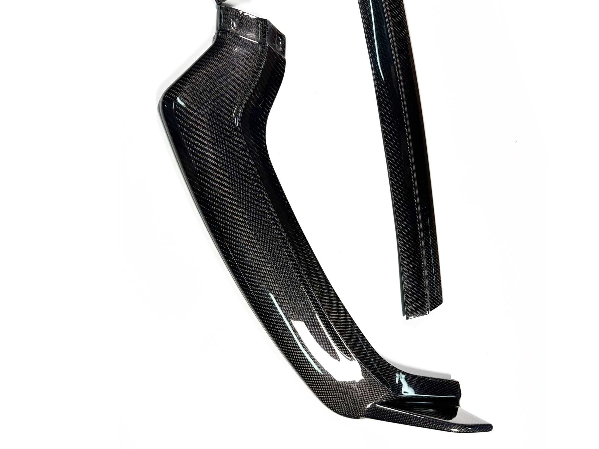 Front Lip Splitter for Mustang Mach-E GT 2021-2025 in wet carbon fiber