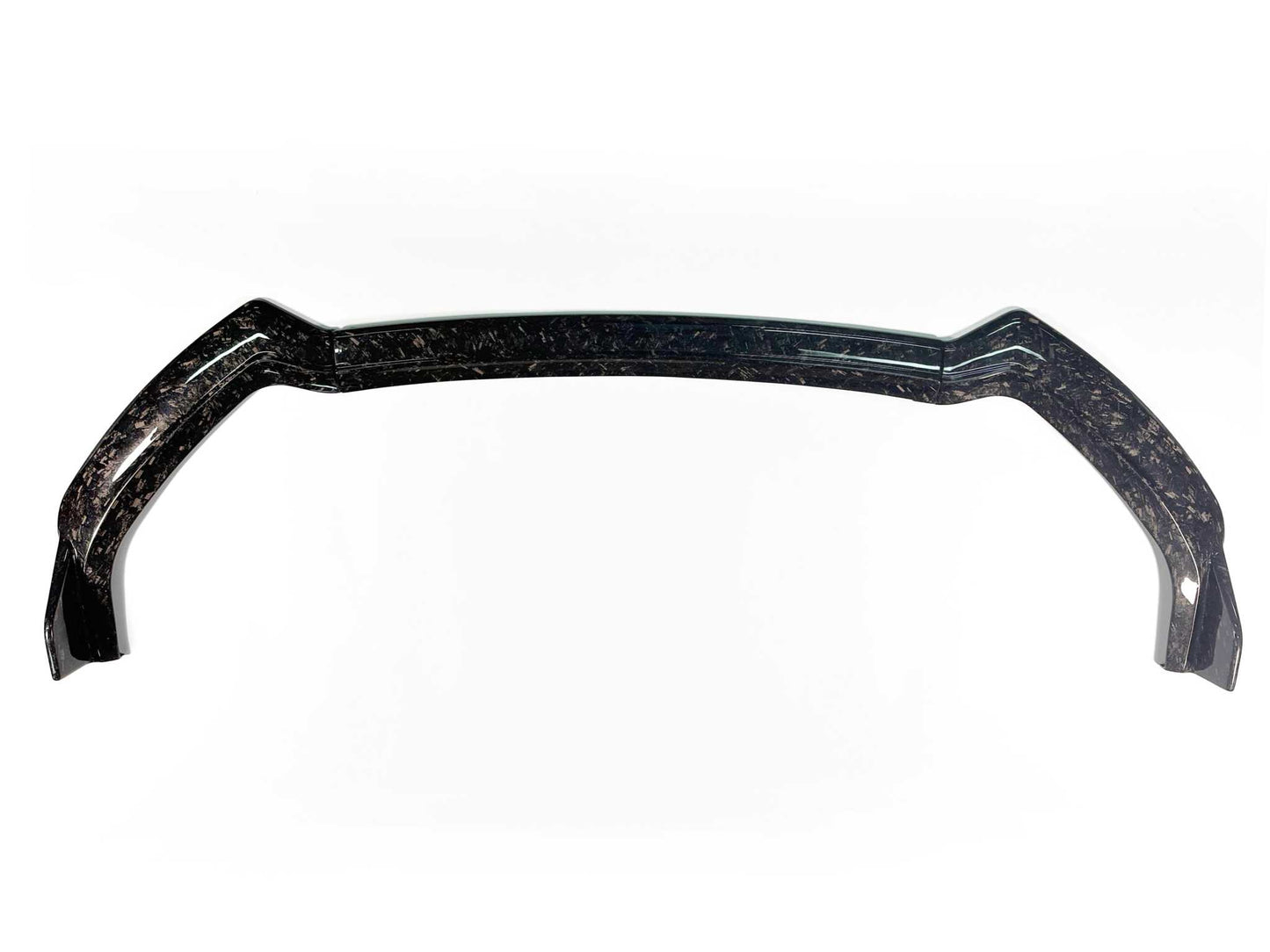 Carbon fiber front lip splitter for Mustang Mach-E GT 2021-2025 in carbon black finish