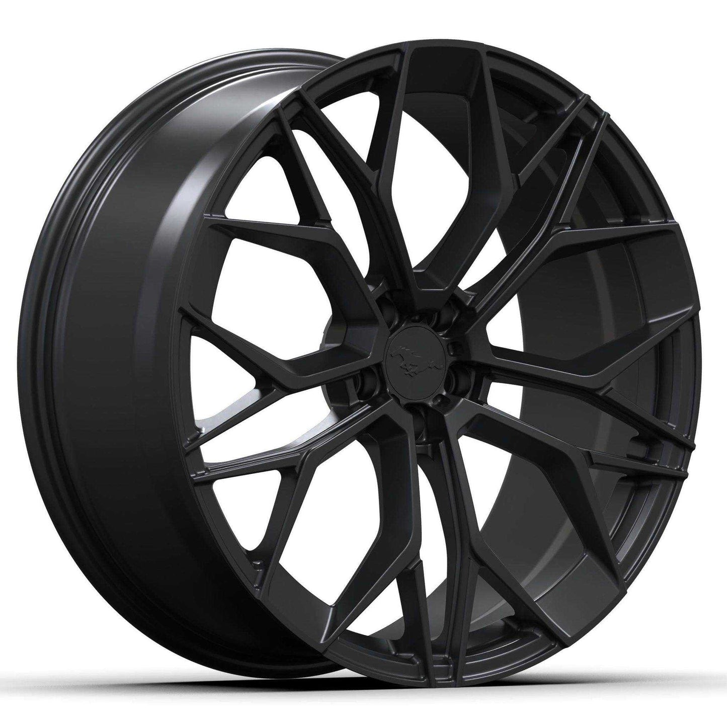 Black forged Al6061-T6 aluminum wheel custom designed for Mustang Mach-E 18-22 inch sizes