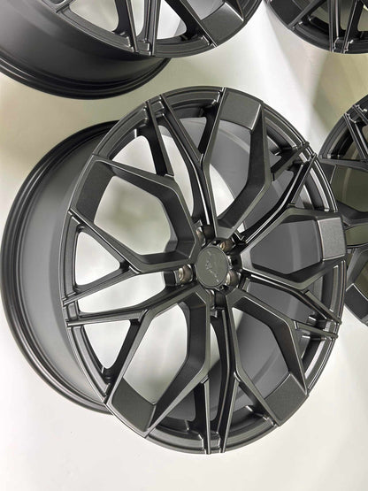 Custom forged Al6061-T6 aluminum wheel for Mustang Mach-E, lightweight and durable design