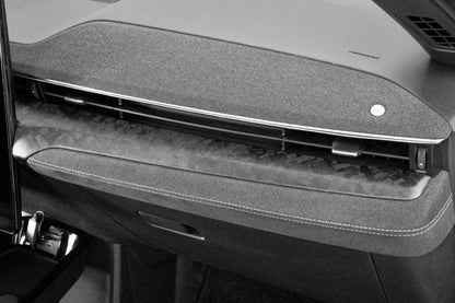 Dry Carbon Fiber Dash interior trim for Ford Mustang Mach-E 2021-2025 with lightweight, durable forged carbon finish