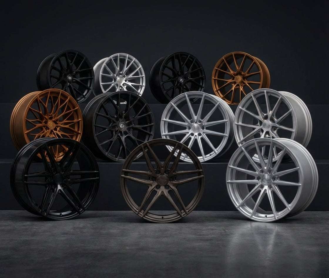 Custom forged Al6061-T6 aluminum wheels for Mustang Mach-E 2021-2025, lightweight, durable, and customizable Forged Wheels